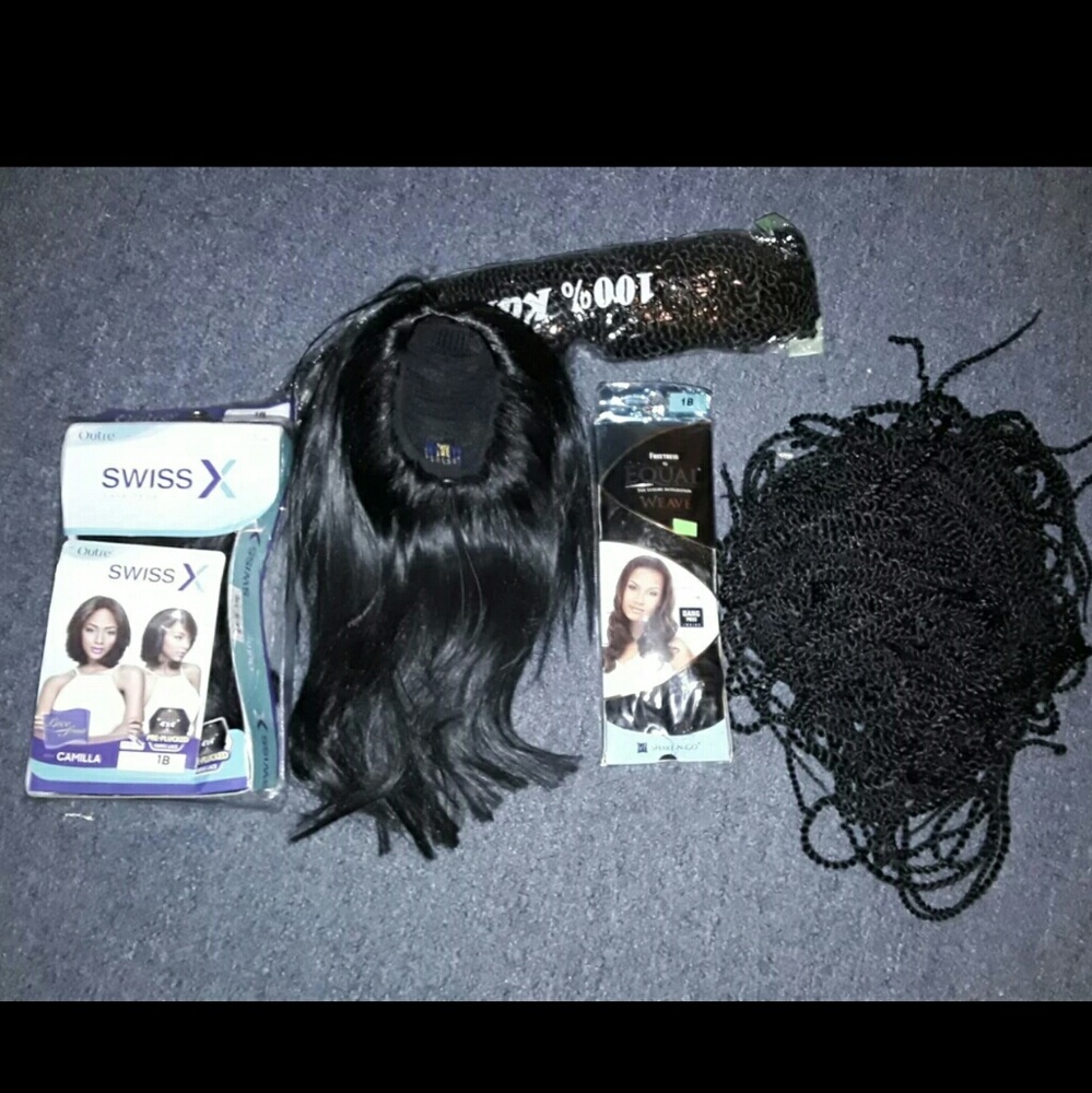 Wigs and weaves lot ( please read discription)